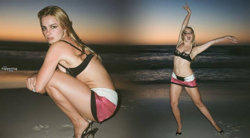 Addison Rae Sexy on Beach Tits Legs 1