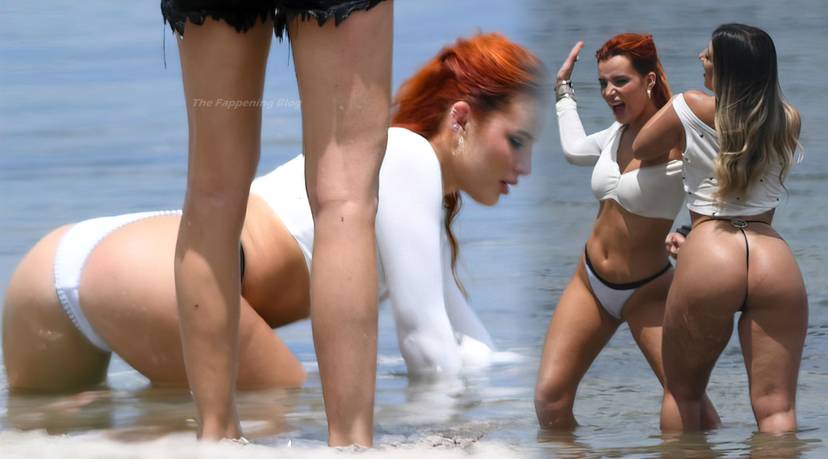 Bella Thorne on Beach Bikini Photoshoot 56