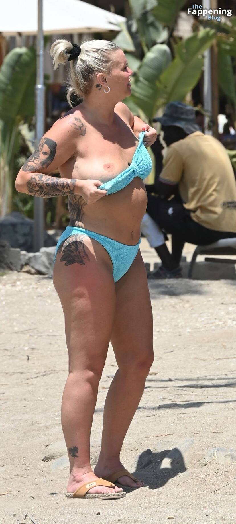 Kerry Katona Nude on Beach 1