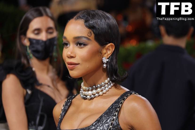 Laura Harrier Sexy Tits 7