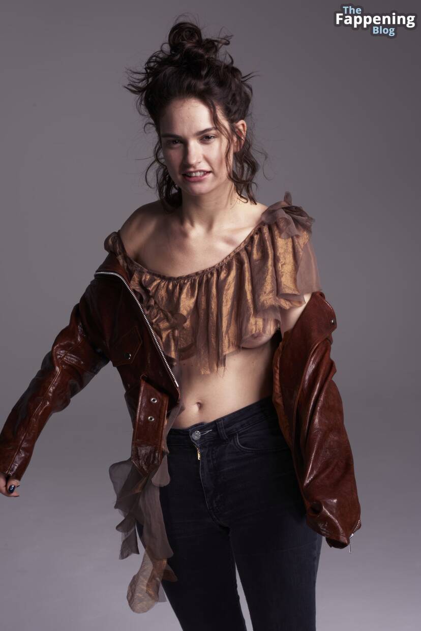 Lily James Nude Sexy 1