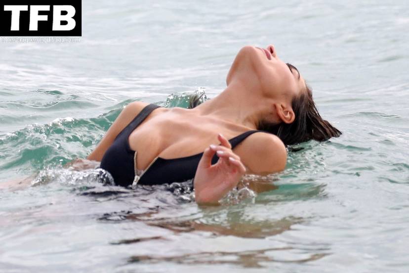 Olivia Culpo on Beach Swimsuit 12