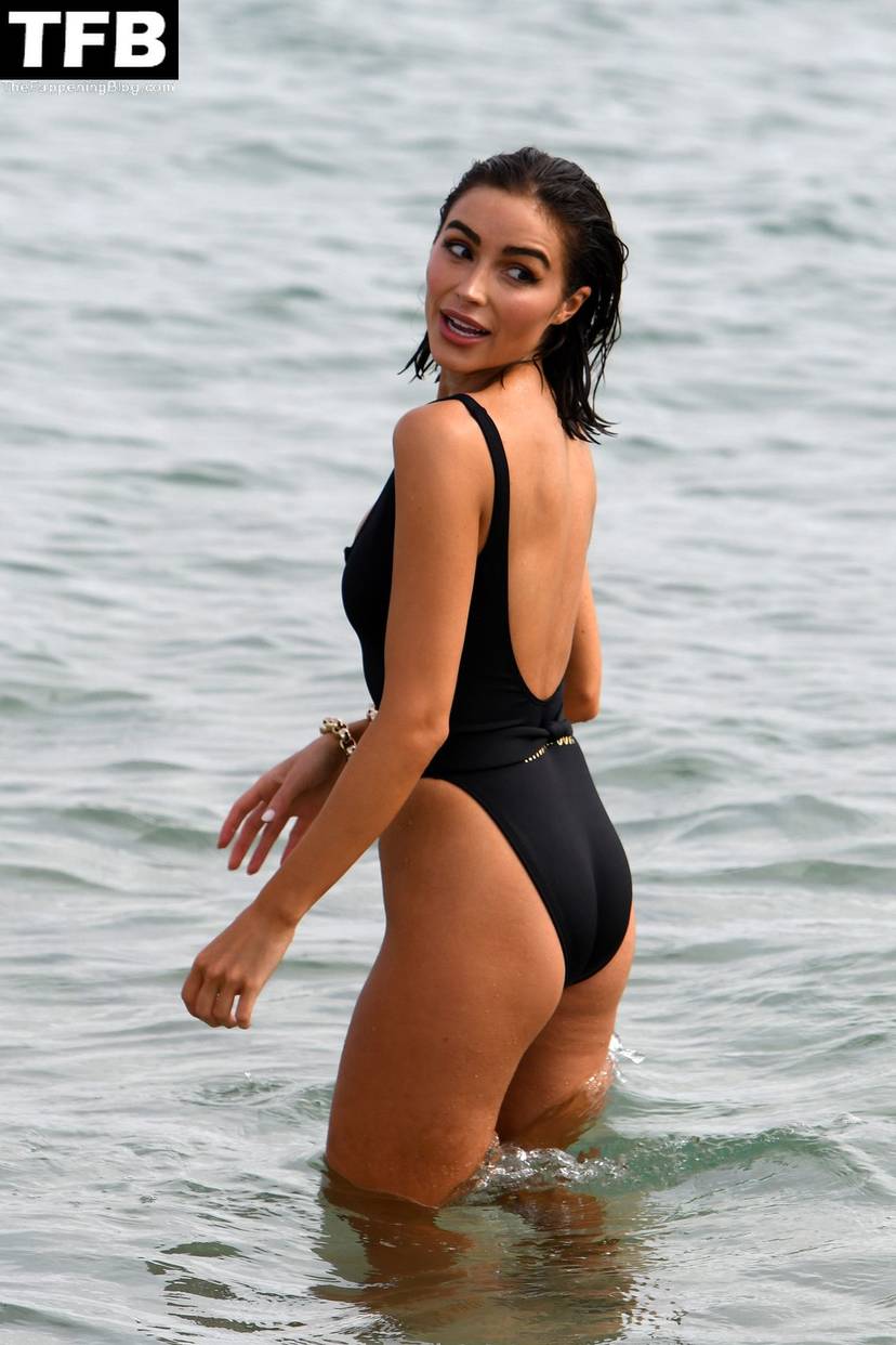 Olivia Culpo on Beach Swimsuit 32